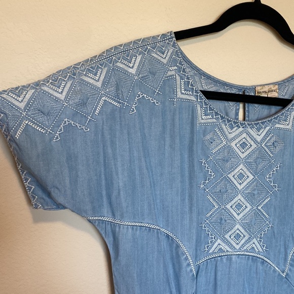 Anthropologie Holding Horses Chambray Dress - Picture 3 of 7